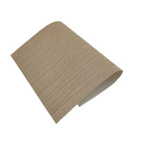 HKM-229203 Modern Gold Textured PVC Vinyl Wallpaper for Bedroom, Fire Resistant Linen Wall Covering