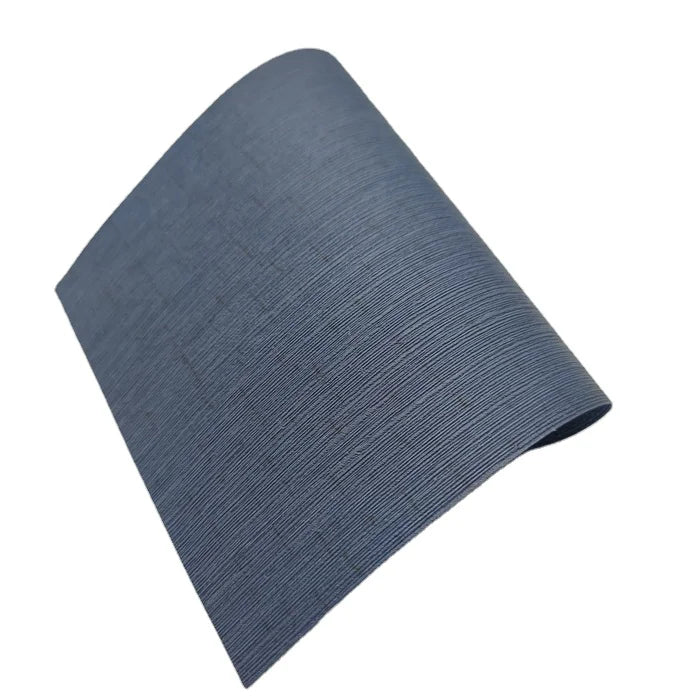 HKM-229203 Modern Gold Textured PVC Vinyl Wallpaper for Bedroom, Fire Resistant Linen Wall Covering