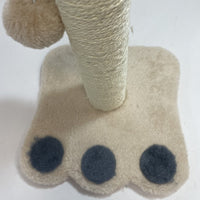 HKM-2292285 Beige Cat Paw Print Decorative Accent
