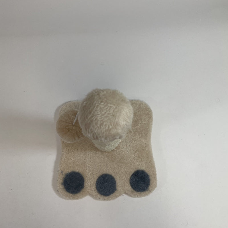 HKM-2292285 Beige Cat Paw Print Decorative Accent