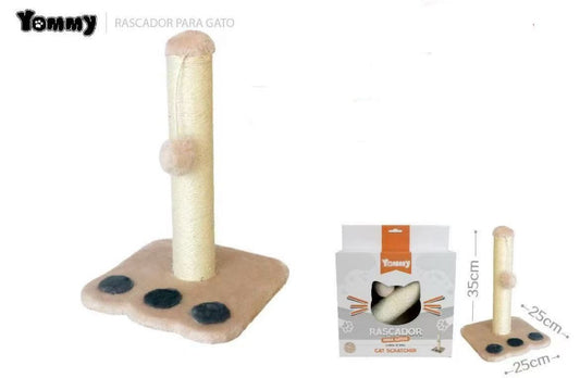 HKM-2292285 Beige Cat Paw Print Decorative Accent