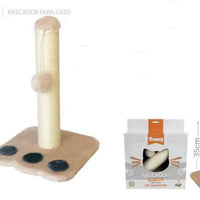 HKM-2292285 Beige Cat Paw Print Decorative Accent