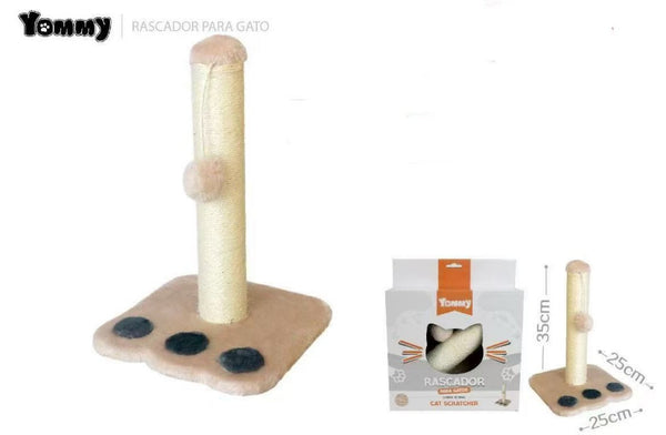 HKM-2292285 Beige Cat Paw Print Decorative Accent