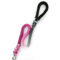 HKM-2292797 Hand-Woven Cotton Dog Walking Leash - 100CM, Colorful Hawaiian Design