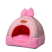 HKM-2293053 Closed Folding Cat Litter House with Multiple Size Options in Soft Cloth Material