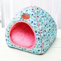 HKM-2293053 Closed Folding Cat Litter House with Multiple Size Options in Soft Cloth Material