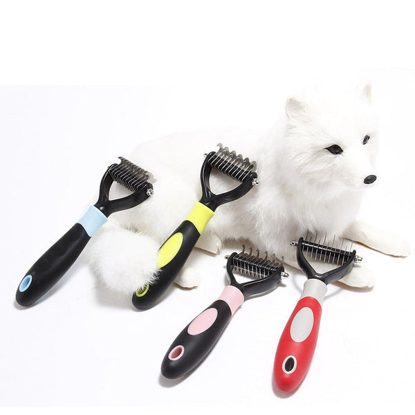HKM-2294589 Quick Knot Floating Hair Removal Comb for Dogs - Multiple Sizes & Colors Available