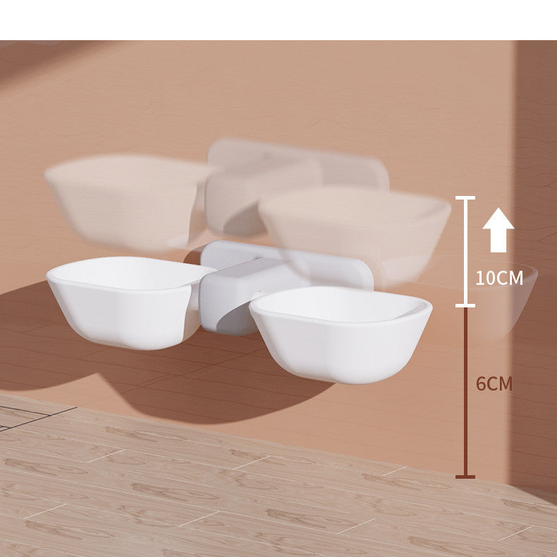 HKM-2294973 Adjustable Height Automatic Pet Feeder with Double Bowls for Easy Feeding