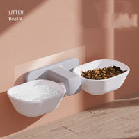 HKM-2294973 Adjustable Height Automatic Pet Feeder with Double Bowls for Easy Feeding