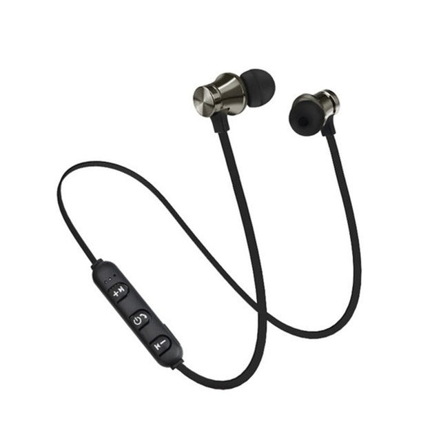 HKM-229523 Wireless Bluetooth Earphones with Magnetic Design for Running and Sports - Stereo Audio, 5-Meter Range, Bilateral Sound