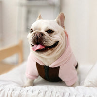 HKM-2295357 Autumn and Winter Velvet Hoodies for Small and Medium Dogs - Multiple Colors Available