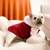HKM-2295357 Autumn and Winter Velvet Hoodies for Small and Medium Dogs - Multiple Colors Available