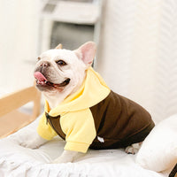 HKM-2295357 Autumn and Winter Velvet Hoodies for Small and Medium Dogs - Multiple Colors Available