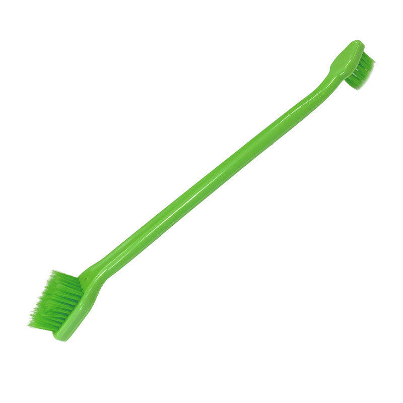 HKM-2296637 Dual-Headed Cat and Dog Toothbrush for Effective Pet Dental Care