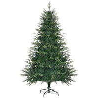 HKM-229779 6FT Pre-Lit Aspen Fir Artificial Christmas Tree with 380 Multi-Color LED Lights