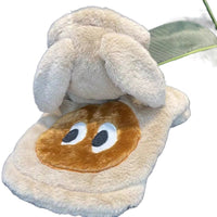 HKM-2299325 Thickened Beige Rabbit Ears Dog Clothes for Spring and Autumn