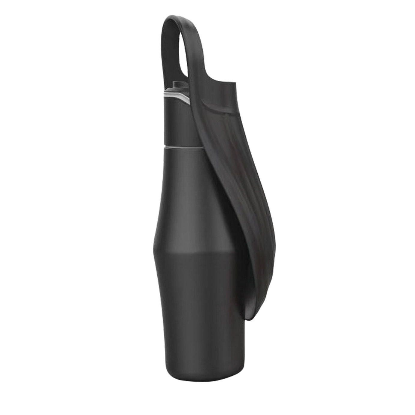 HKM-2300605 Portable Pet Water Bottle with Soft Silicone Leaf Design for Outdoor Travel, 750ml Capacity, Leak Proof and Safe for Dogs