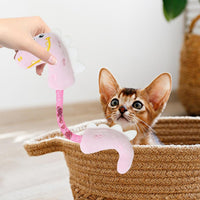 HKM-2302013 Interactive Catnip Plush Chew Toys for Cats - Durable Fish, Bunny, and Mouse Designs