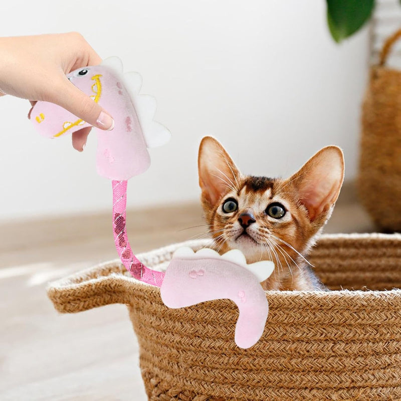 HKM-2302013 Interactive Catnip Plush Chew Toys for Cats - Durable Fish, Bunny, and Mouse Designs