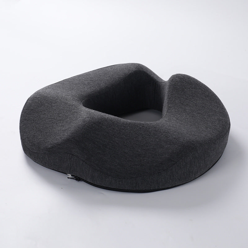 HKM-230227 Breathable Memory Foam Office Seat Cushion - Modern Solid Color Design