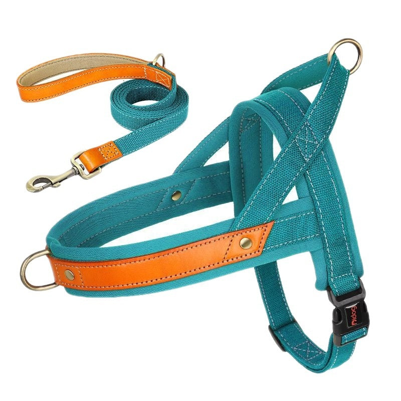 HKM-2303805 Dog Vest Harness with Hand-Holding Rope for Comfortable Walking