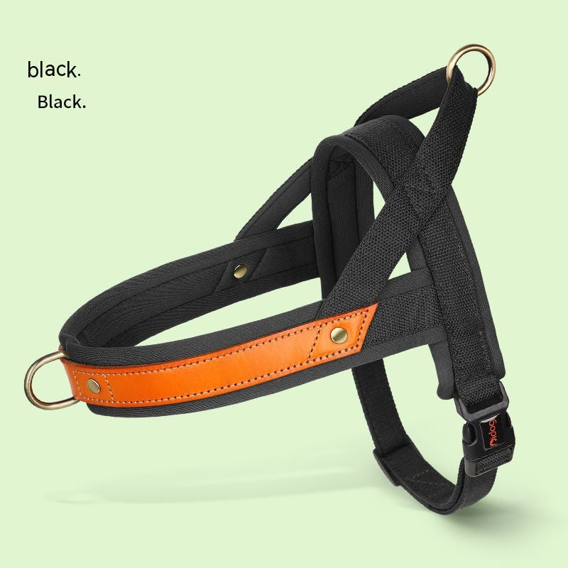 HKM-2303805 Dog Vest Harness with Hand-Holding Rope for Comfortable Walking