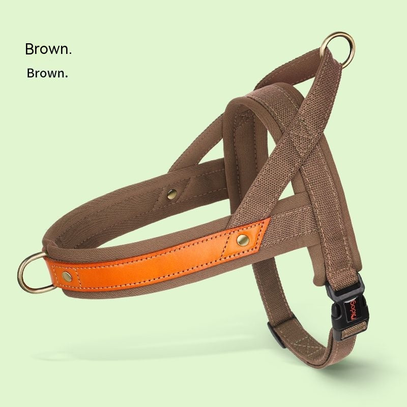 HKM-2303805 Dog Vest Harness with Hand-Holding Rope for Comfortable Walking