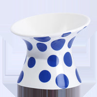 HKM-2304701 Ceramic Cat Water Bowl with High Foot Design - Small and Large Sizes Available