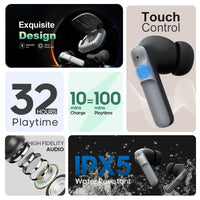 HKM-230483 Bluetooth 5.2 Wireless Gaming Earbuds - TWS Earphones for Seamless Audio Experience