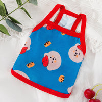 HKM-2305085 Cute Spring and Autumn Puppy Sling Vest in Various Colors and Sizes