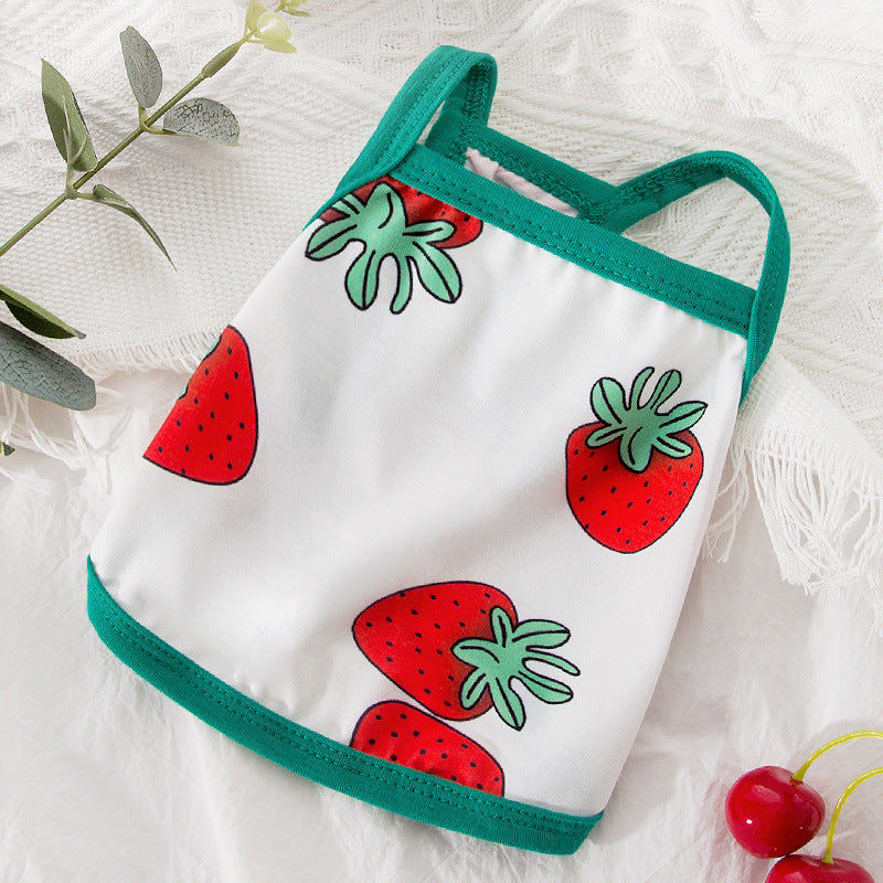 HKM-2305085 Cute Spring and Autumn Puppy Sling Vest in Various Colors and Sizes
