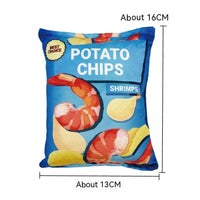 HKM-2305341 Vibrant Plush Potato Chip Sound Toy for Pets - Fun Polyester Interactive Toy