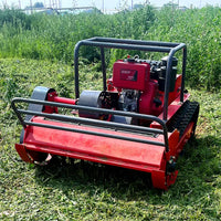 HKM-230675 Remote Control Mini Robotic Lawn Mower - Efficient Grass Cutter for All Terrain Usage