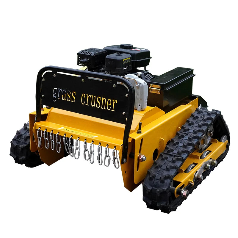 HKM-230675 Remote Control Mini Robotic Lawn Mower - Efficient Grass Cutter for All Terrain Usage