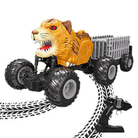 HKM-230739 Lion Tiger Remote Control Stunt Truck - Off-Road RC Car for Kids – Electric, 2.4G, Indoor/Outdoor Fun, Ready-to-Go