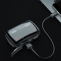HKM-230803 M10 TWS Bluetooth 5.1 Sports Touch Control In-Ear Binaural Headphones with Battery Display