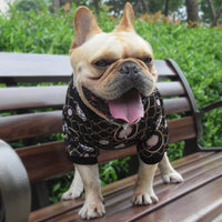HKM-2308669 Stylish Spring and Autumn Dog Clothes for Small Pets - Polyester Casual Two-Legged Apparel