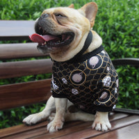 HKM-2308669 Stylish Spring and Autumn Dog Clothes for Small Pets - Polyester Casual Two-Legged Apparel