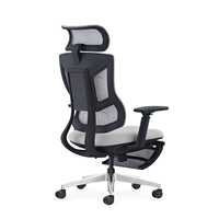 HKM-230931 Ergonomic Office Chair with Footrest and Swivel Function for Comfort and Support