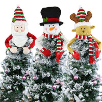 HKM-230931 Felt Christmas Tree Hat Pendant - Flannel and Wool, Available in Small and Large Sizes