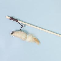HKM-2311101 Bouncy Suction Cup Spring Ball Cat Toy with Pompom Attachment
