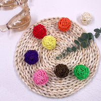 HKM-2311101 Bouncy Suction Cup Spring Ball Cat Toy with Pompom Attachment