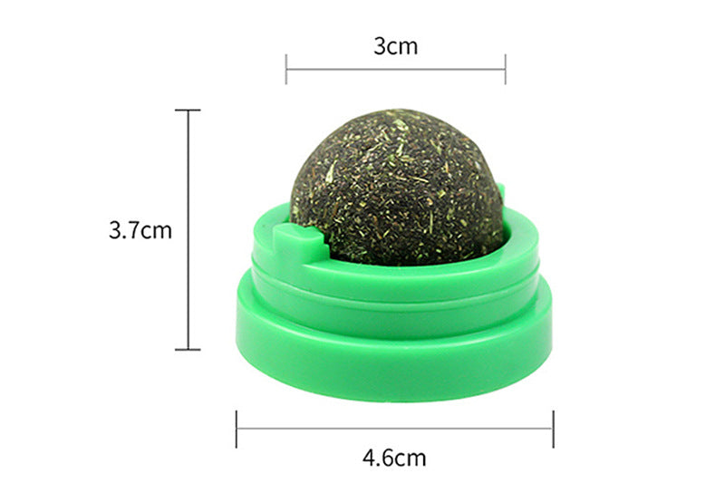 HKM-2311101 Bouncy Suction Cup Spring Ball Cat Toy with Pompom Attachment