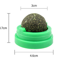 HKM-2311101 Bouncy Suction Cup Spring Ball Cat Toy with Pompom Attachment