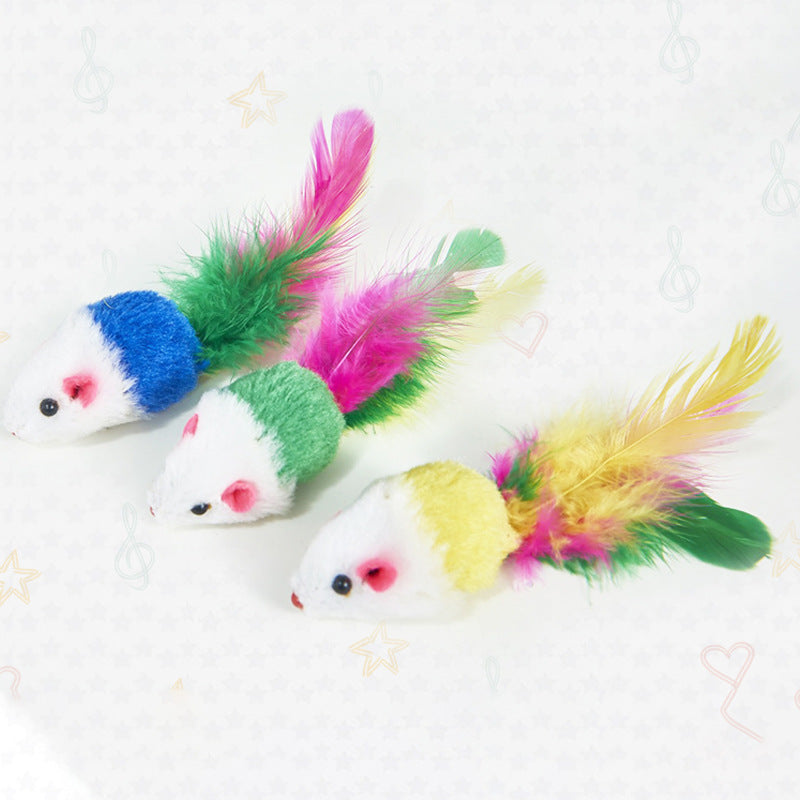 HKM-2311101 Bouncy Suction Cup Spring Ball Cat Toy with Pompom Attachment