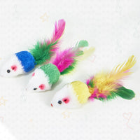 HKM-2311101 Bouncy Suction Cup Spring Ball Cat Toy with Pompom Attachment