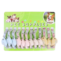 HKM-2312253 Stylish Monochrome Fish-Shaped Cat Collar for Everyday Use