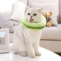 HKM-2312509 Avocado and Toast Plush Pet Collar Headgear Accessory for Cats
