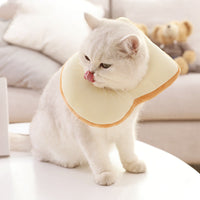 HKM-2312509 Avocado and Toast Plush Pet Collar Headgear Accessory for Cats