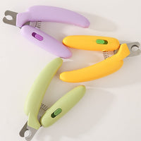 HKM-2314045 Banana-Shaped Nail Clippers for Pets ¨C Ergonomic Design for Easy and Safe Grooming